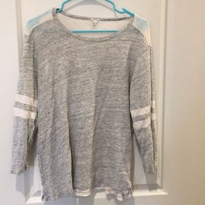 J Crew Slub 3/4 Tee